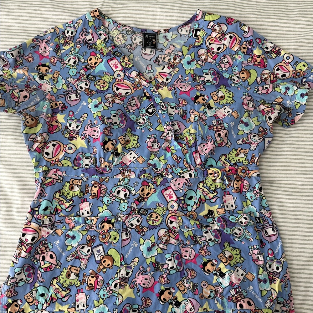 Colorful Cartoon Print Dress